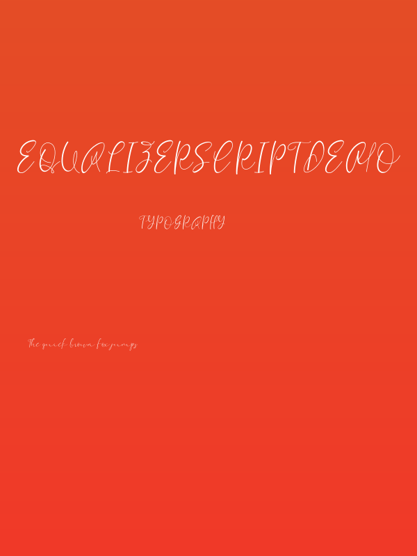 EqualizerScriptDemo Poster