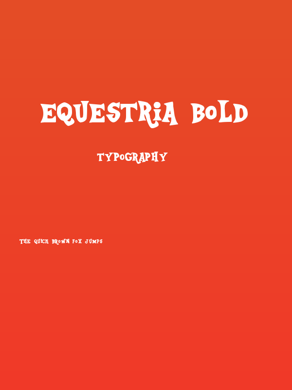 Equestria Bold Poster