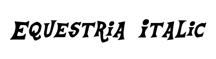 Equestria Italic Font