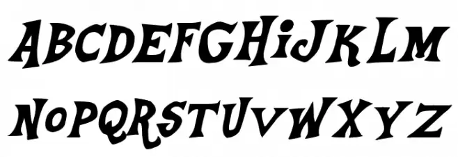 Equestria Italic Font UPPERCASE