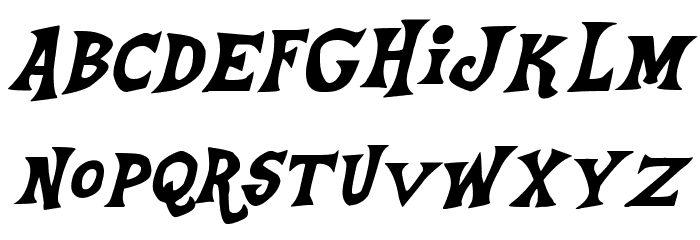 Equestria Italic Font LOWERCASE