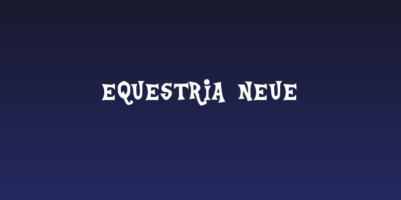 Equestria Neue Social Header