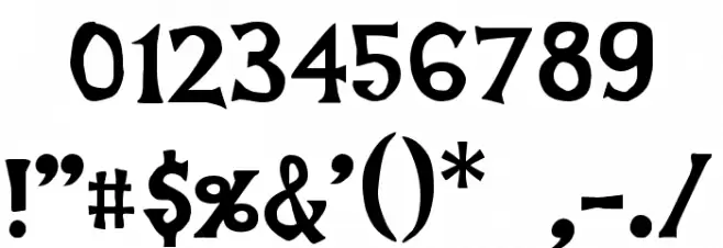 Equestria Font OTHER CHARS