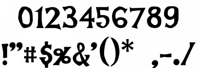 Equestria Font OTHER CHARS