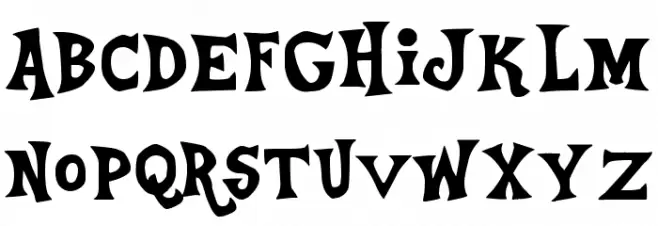 Equestria Schriftart Groß
