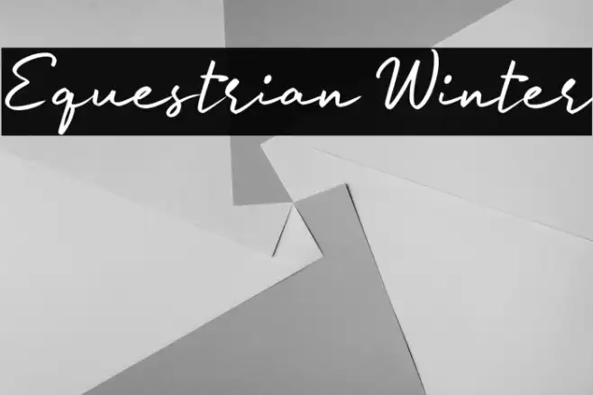 Equestrian Winter Example 3