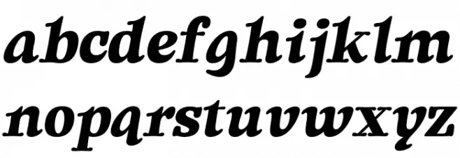 Equilibrium Serif PERSONAL USE Italic Schriftart Kleinbuchstaben