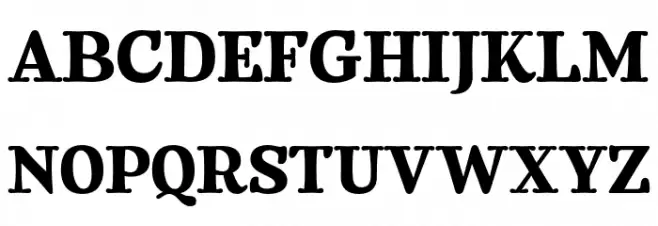 Equilibrium Serif PERSONAL USE Regular 字体 大写