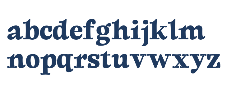 Equilibrium Serif PERSONAL USE Regular Lowercase