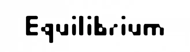 Equilibrium  font caratteri gratis