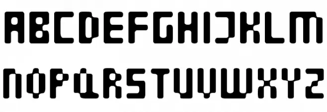 Equilibrium Font UPPERCASE