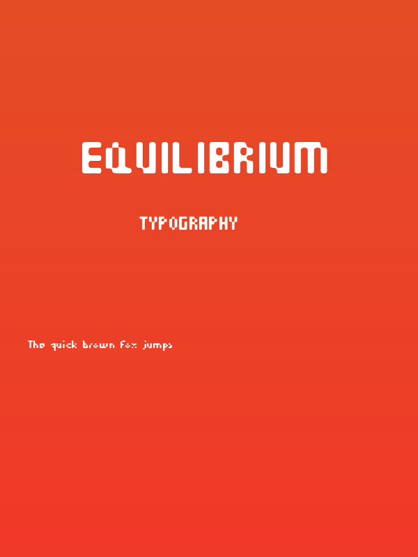 Equilibrium Poster