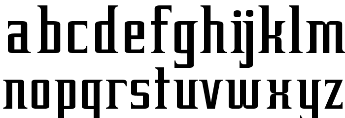 Equine Font LOWERCASE