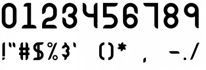 Equinox Font OTHER CHARS