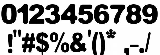 Equvalent Bold Font OTHER CHARS