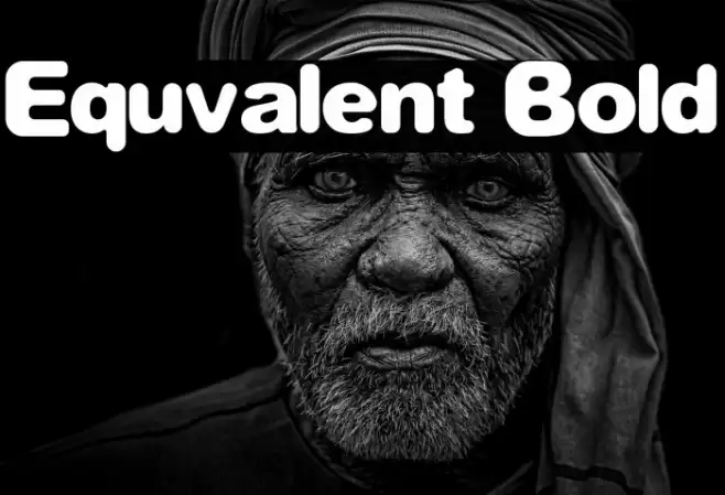 Equvalent Bold Font examples