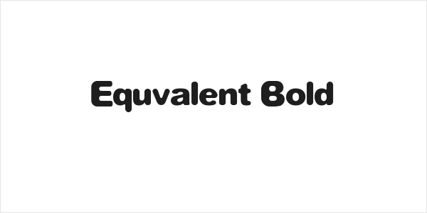 Equvalent Bold Logo