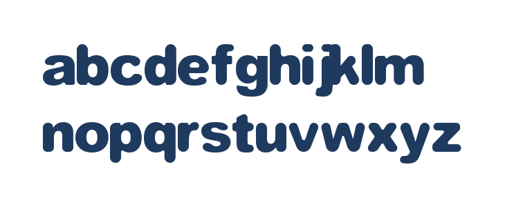 Equvalent Bold Lowercase