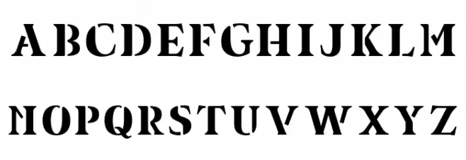 equil Regular Font Litere mari