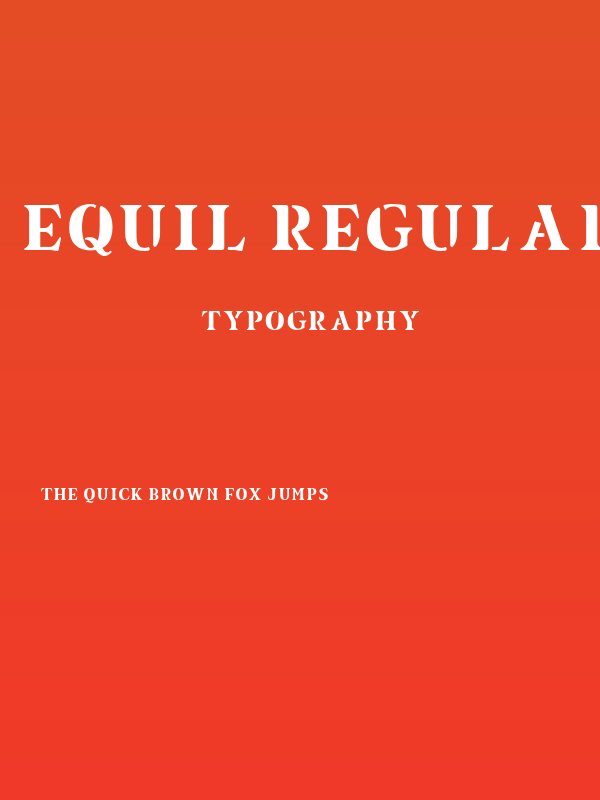 equil Regular Poster