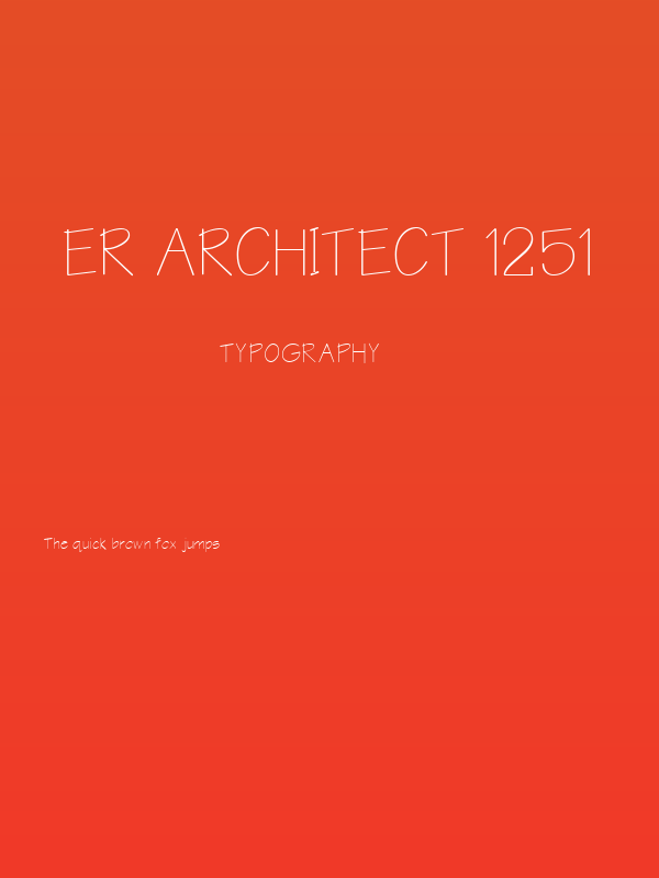 ER Architect 1251 Poster