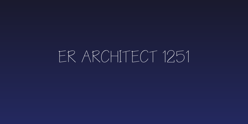 ER Architect 1251 Social Header
