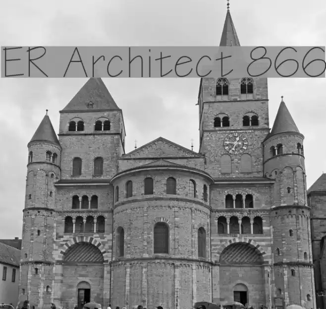 ER Architect 866 Fonte examples