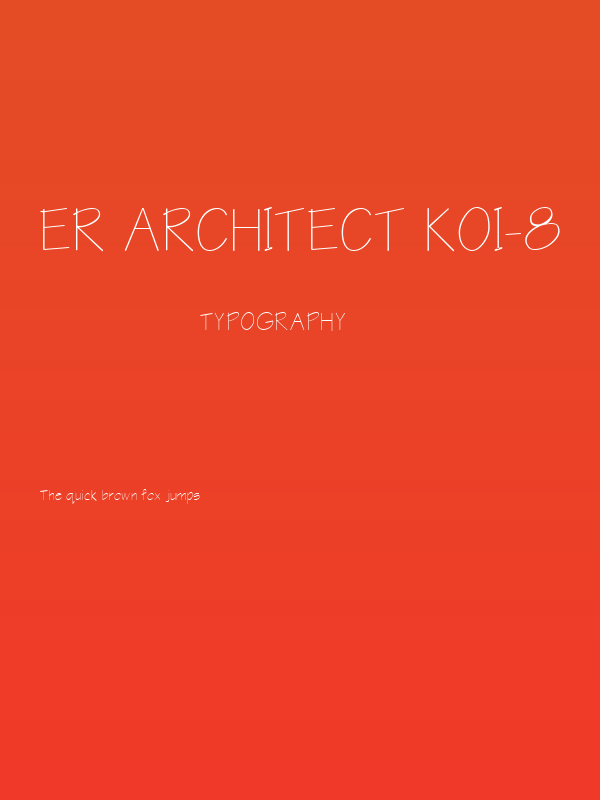 ER Architect KOI-8 Poster