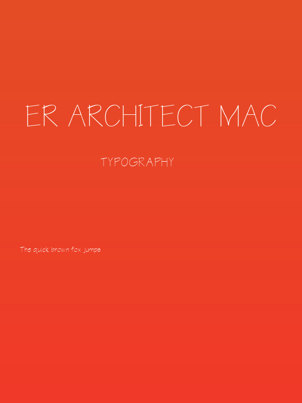 ER Architect Mac Poster