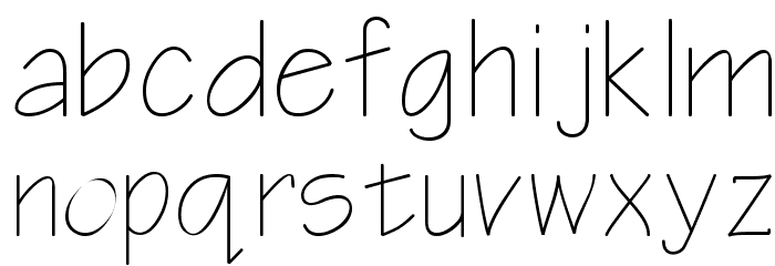 ER Architect Mac Font LOWERCASE