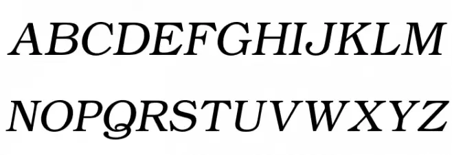 ER Bukinist 1251 Italic Fonte MAIÚSCULAS