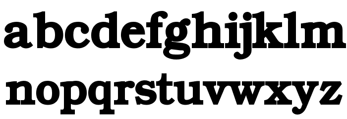 ER Bukinist KOI-8 Bold Font LOWERCASE