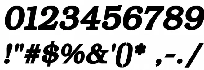 ER Bukinist Mac Bold Italic Font OTHER CHARS