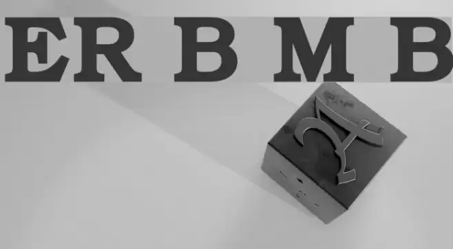 ER Bukinist Mac Bold Caratteri examples
