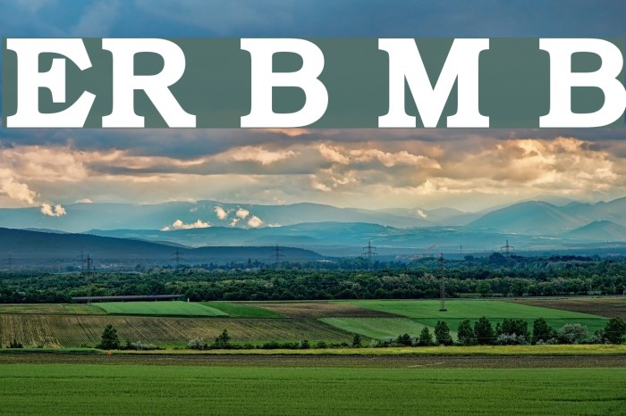ER Bukinist Mac Bold Font examples