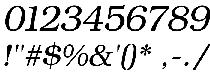 ER Bukinist Mac Italic Font OTHER CHARS