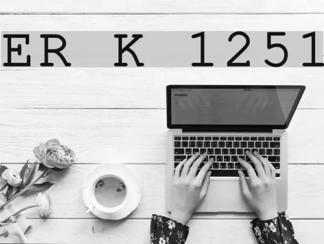 ER Kurier 1251 Font examples