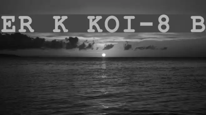 ER Kurier KOI-8 Bold Font examples