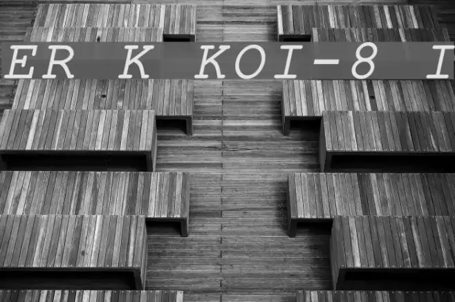 ER Kurier KOI-8 Italic Example 3