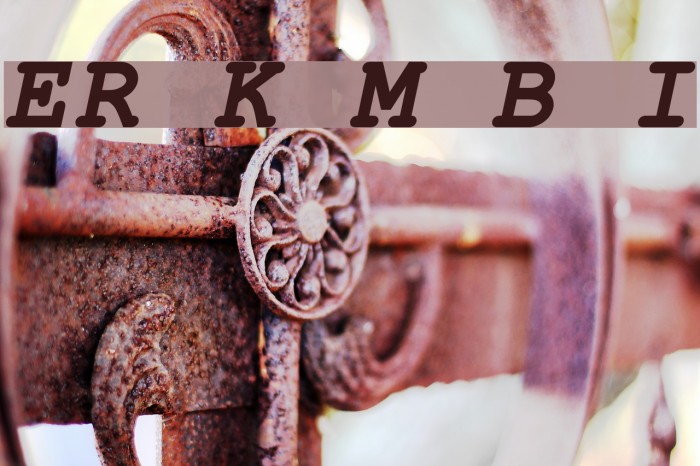 ER Kurier Mac Bold Italic Font examples