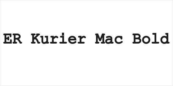 ER Kurier Mac Bold Logo
