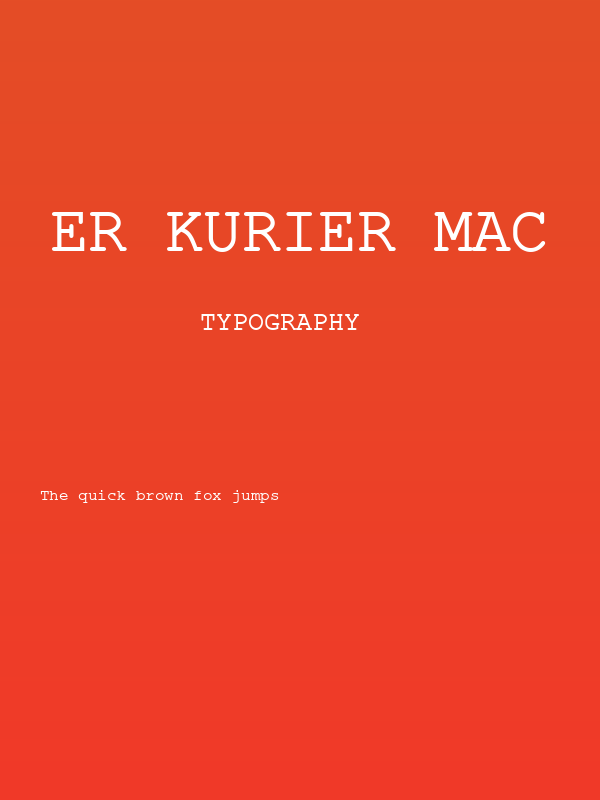 ER Kurier Mac Poster