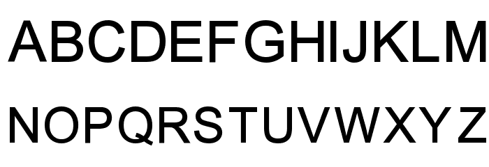 ER Univers 866 Font UPPERCASE