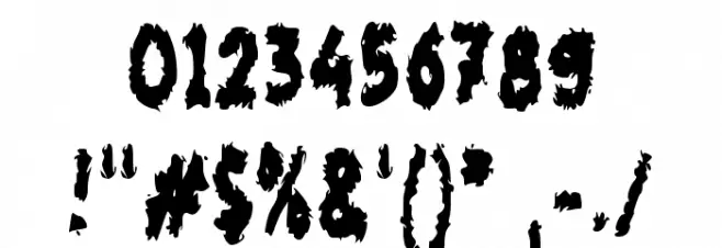 ERAM Font OTHER CHARS