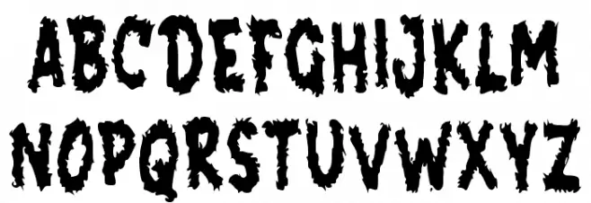 ERAM Schriftart Groß