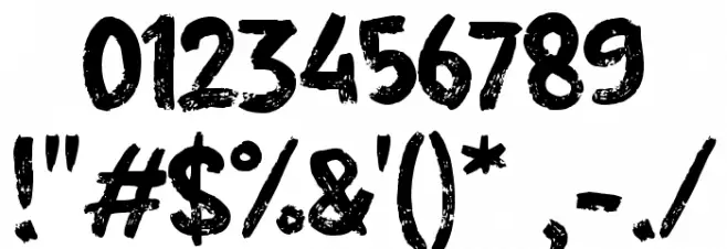 EROSI Font OTHER CHARS