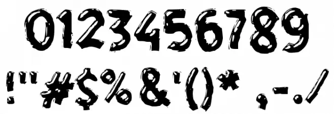 EROSS Font OTHER CHARS