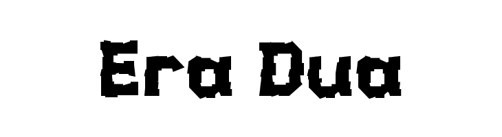 Era Dua  フリーフォントのダウンロード
