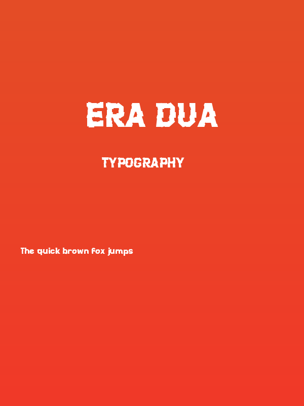Era Dua Poster