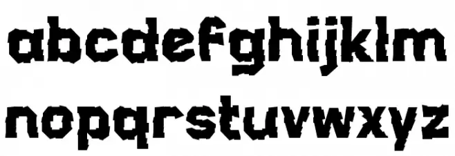 Era Dua फ़ॉन्ट लोअरकेस